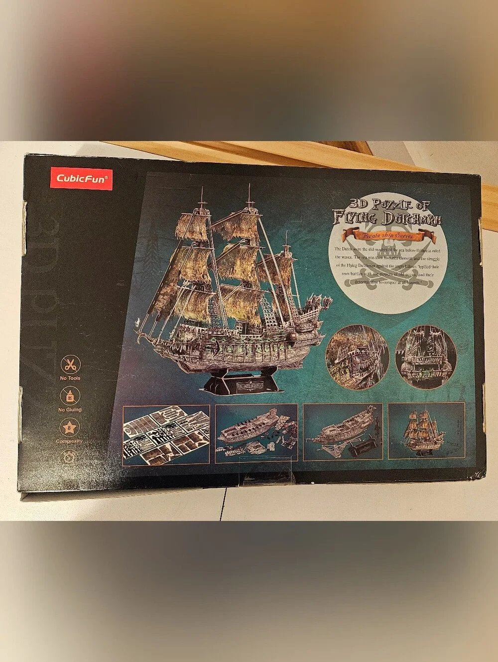 CubicFun 3D Puzzle - Flying Dutchman Ship *Never Opened*